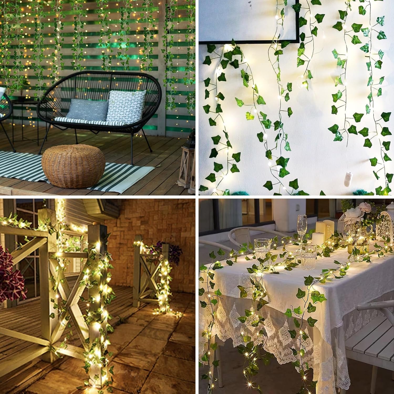 Illuminated Garland Leaves