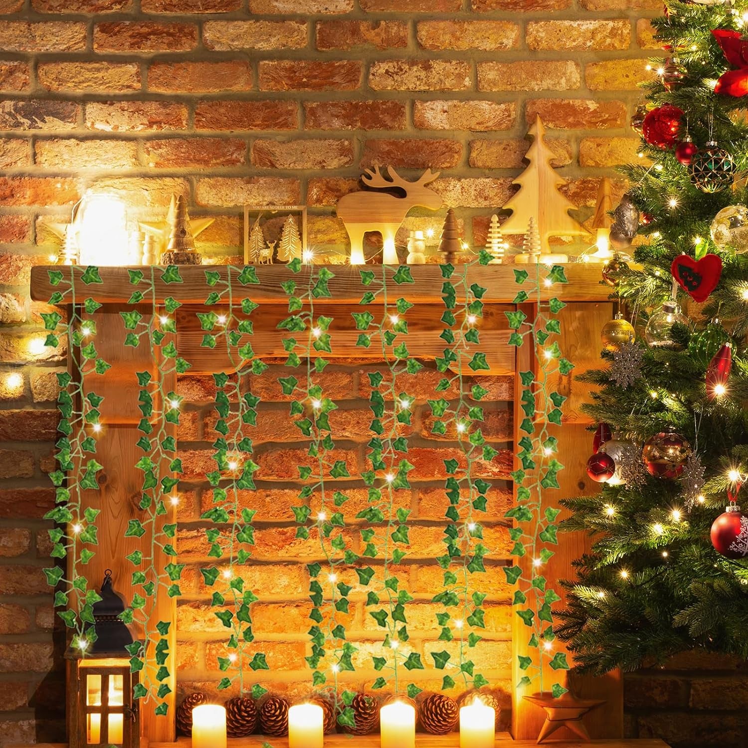 Illuminated Garland Leaves